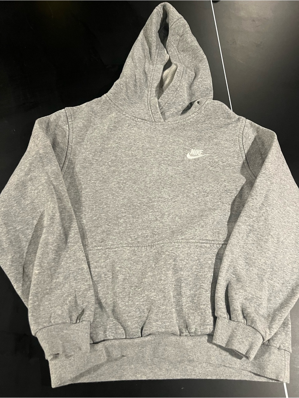 Nike Men's Heather Gray Crewneck Hoodie
